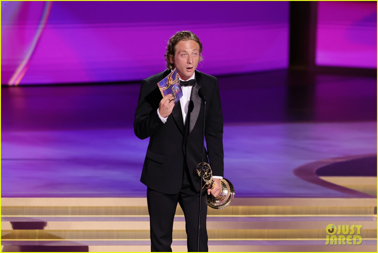 Emmys Producers Explain Why Jeremy Allen White Was Bleeped Here's