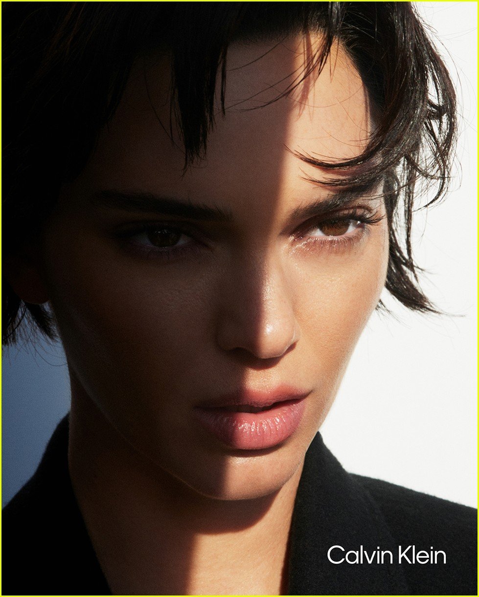 Kendall Jenner Channels Kris With Short Bob in New Calvin Klein