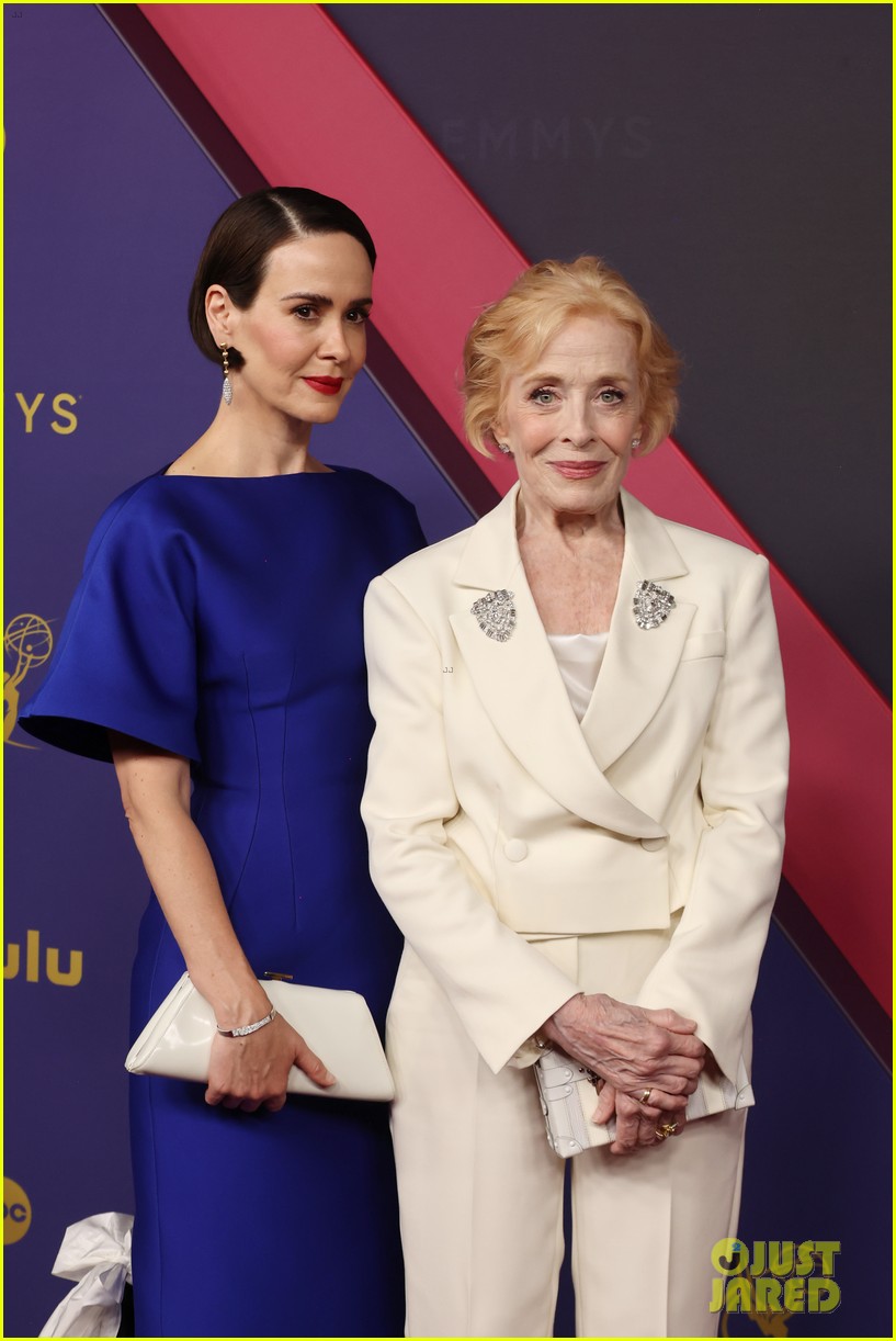 Sarah Paulson Supports Longtime Love Holland Taylor at Emmy Awards 2024