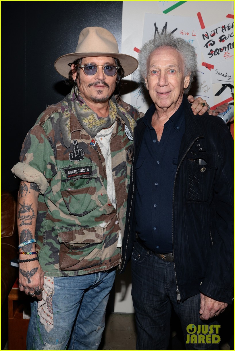Johnny Depp Reunites with 'Pirates' Producer Jerry Bruckheimer at ...