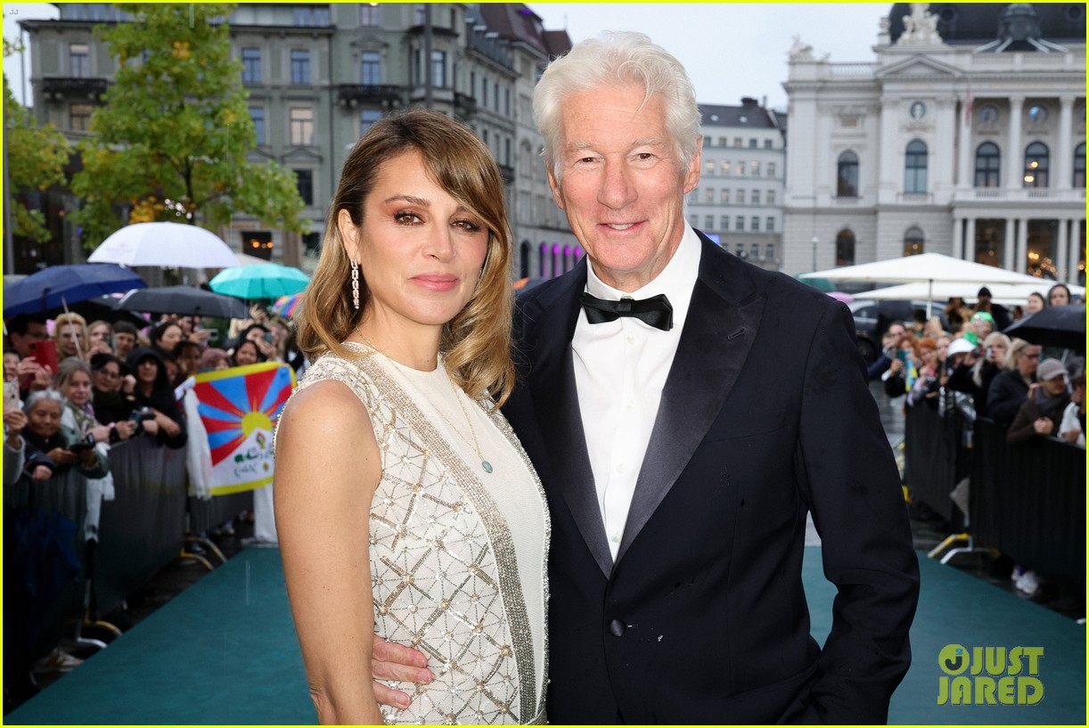 Richard Gere & Wife Alejandra Show Off Sweet PDA at Zurich Film