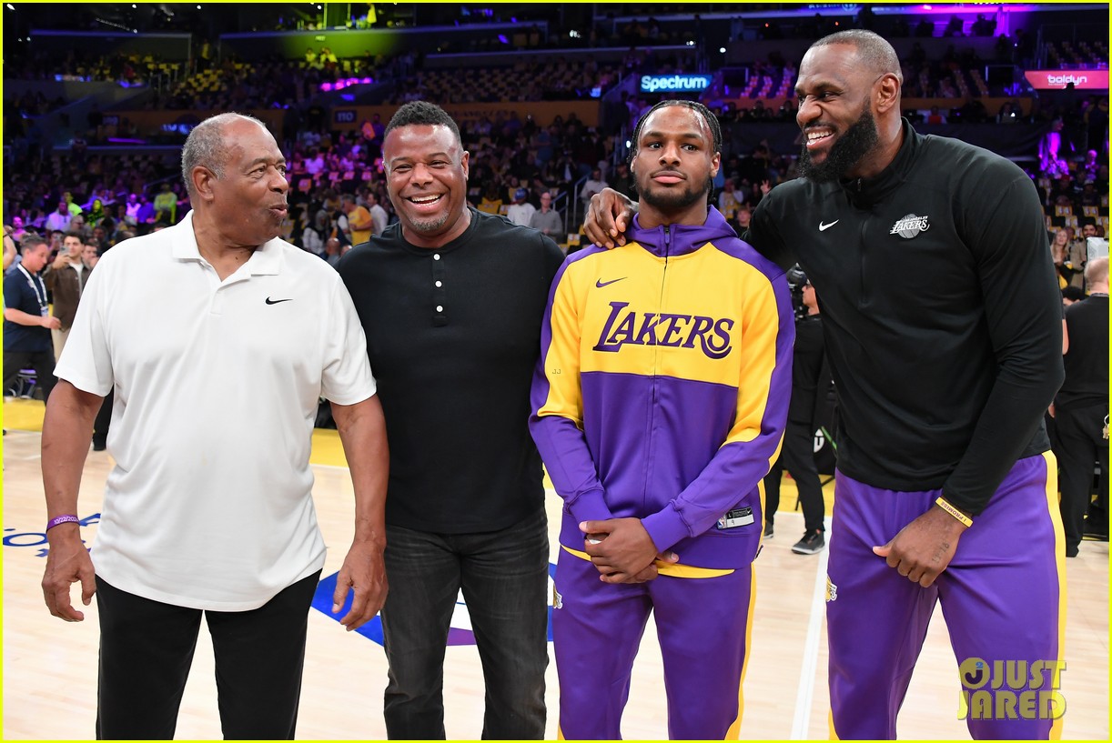 LeBron James & Son Bronny Officially Make NBA History as First Father