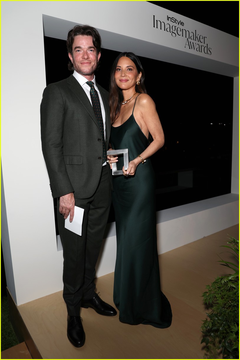 John Mulaney Surprises Olivia Munn with Emotional Speech at InStyle