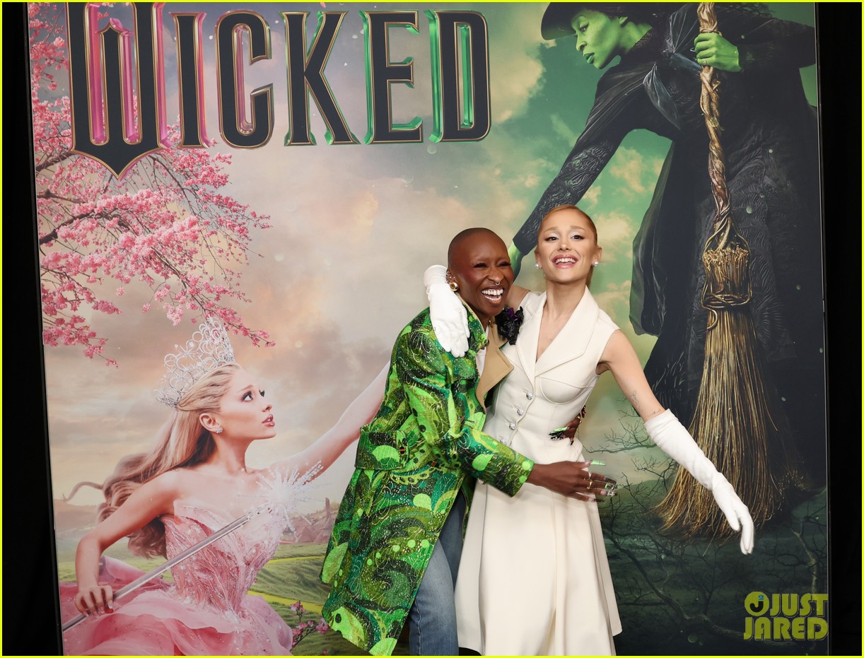 Ariana Grande & Cynthia Erivo Attend 'Wicked' Screening with Broadway's