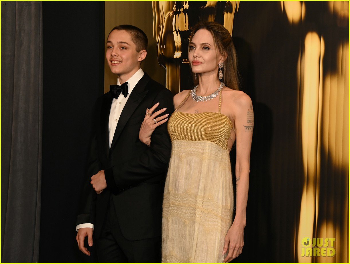 Angelina Jolie Makes Rare Appearance with Son Knox, 16, at Governors