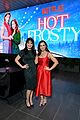 lacey chabert dustin milligan premiere new holiday movie hot frosty in la 05