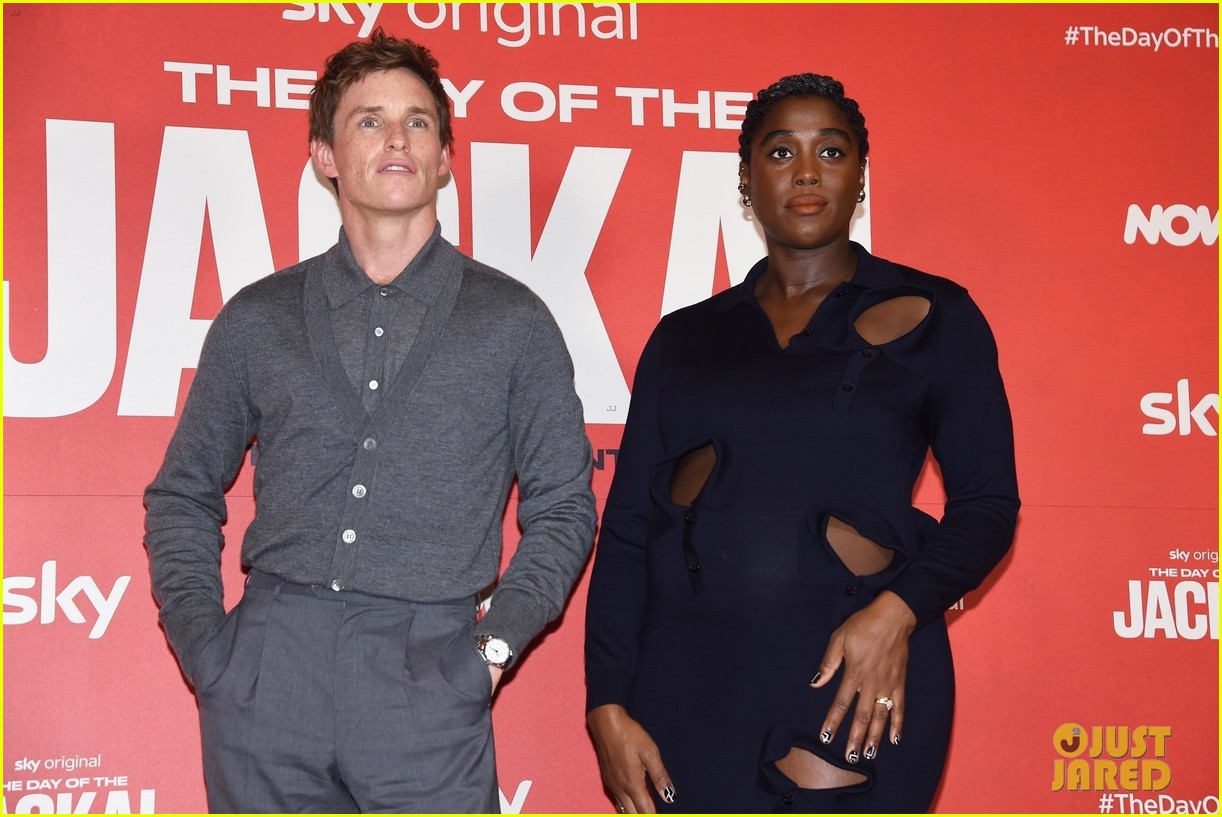Pregnant Lashana Lynch Wears CutOut Dress for 'Jackal' Photo Call