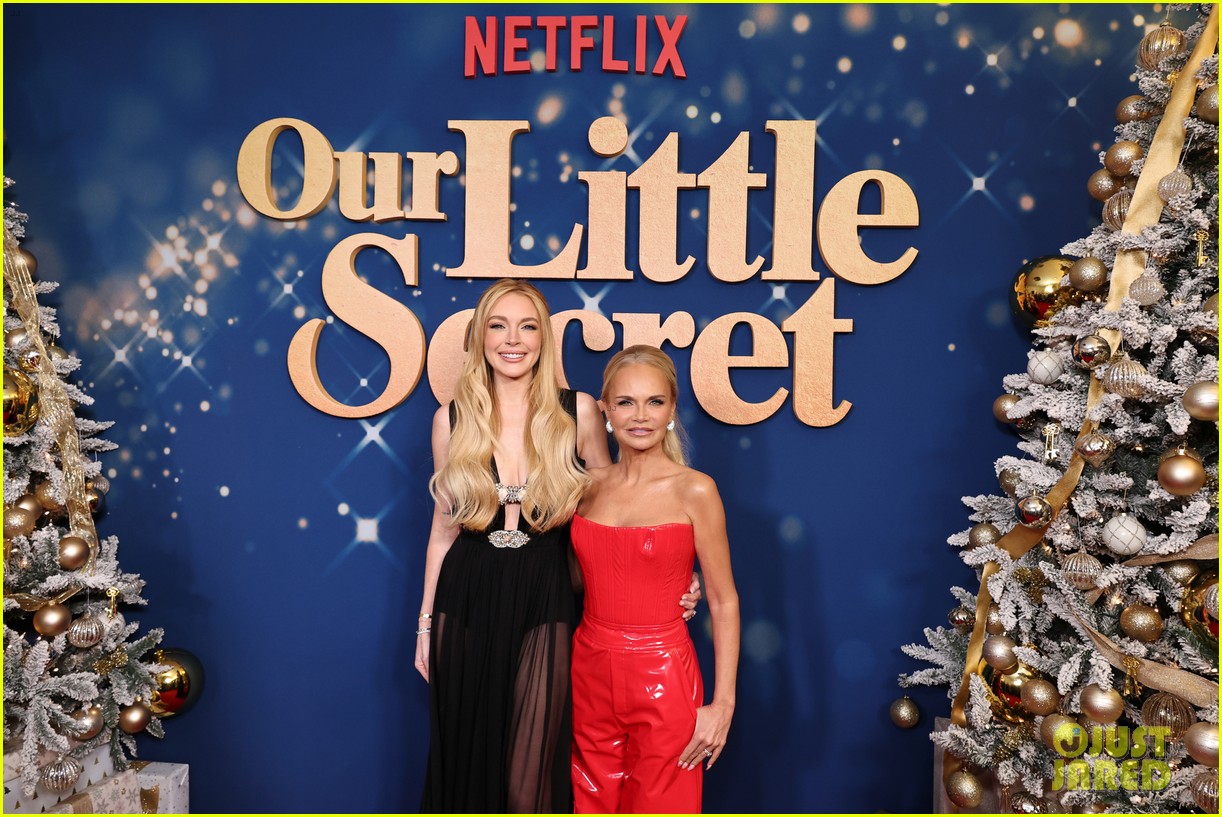 lindsay lohan kristin chenoweth our little secret premiere in nyc 185099486