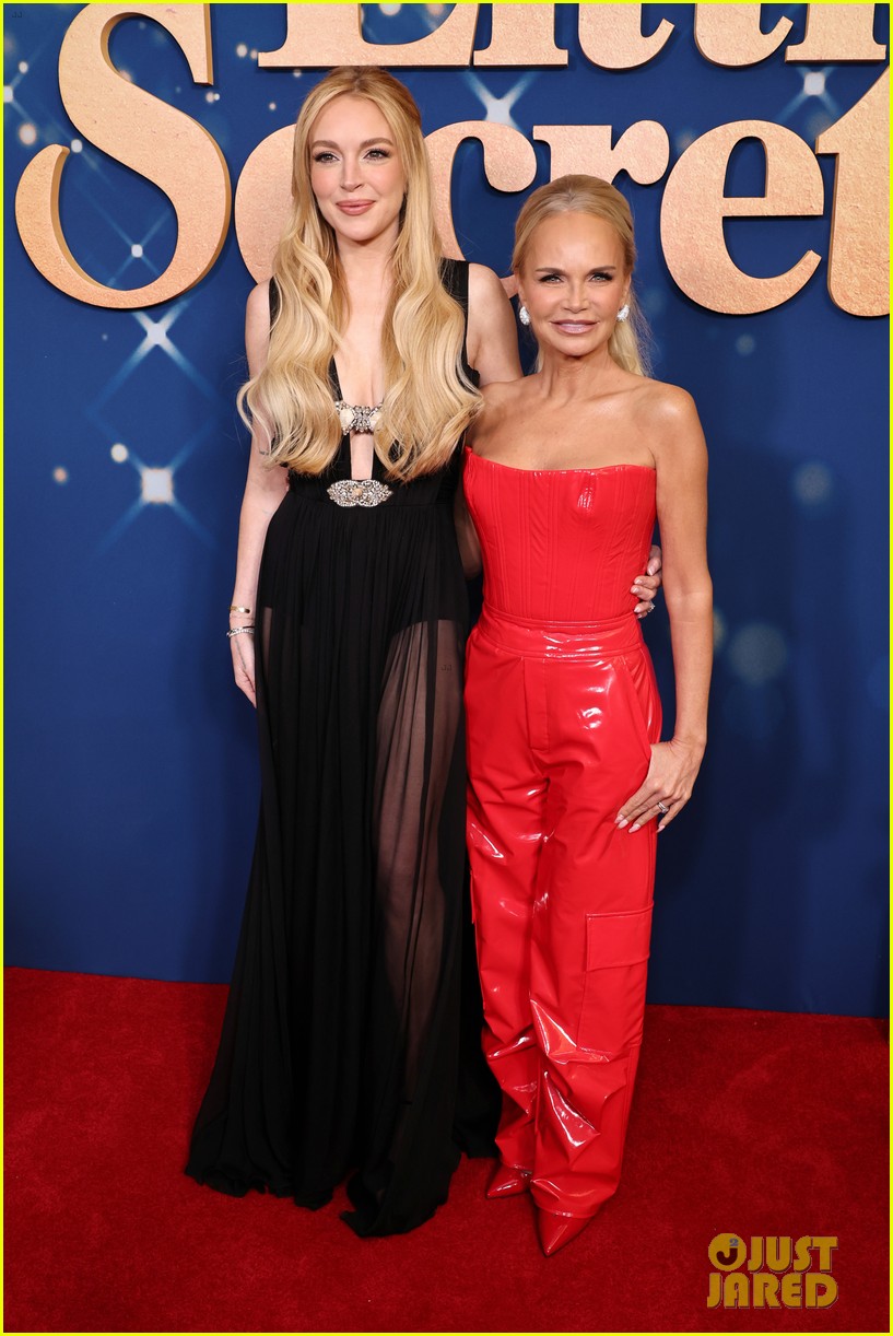 lindsay lohan kristin chenoweth our little secret premiere in nyc 195099487