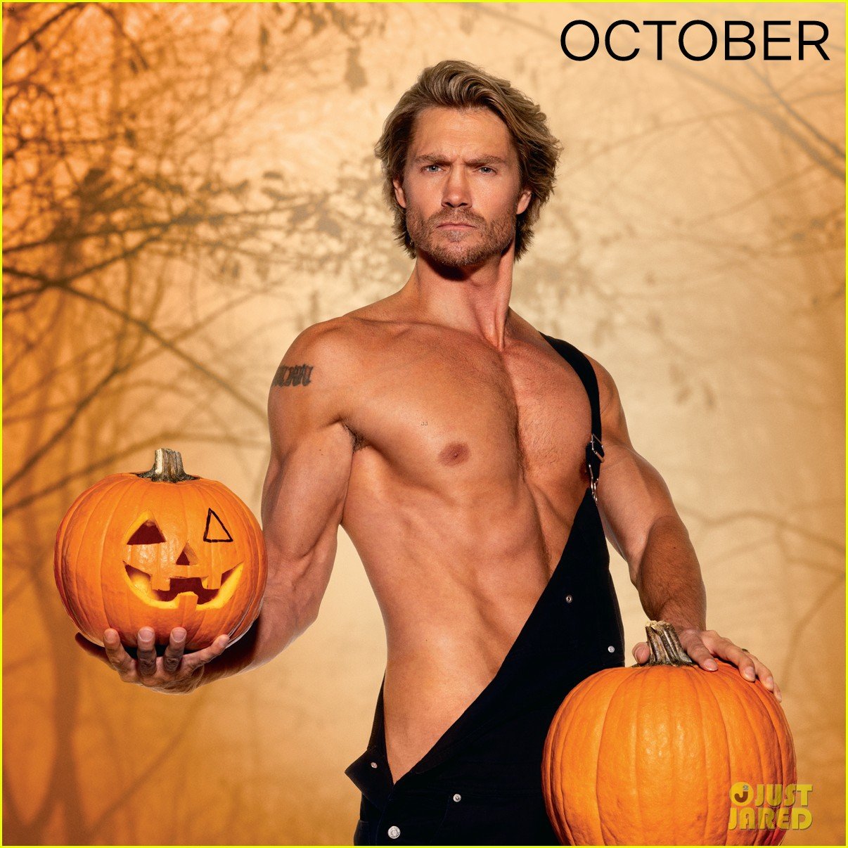 Chad Michael Murray Strips Shirtless for Steamy Calendar: See All 12 Months!: Photo 5099706