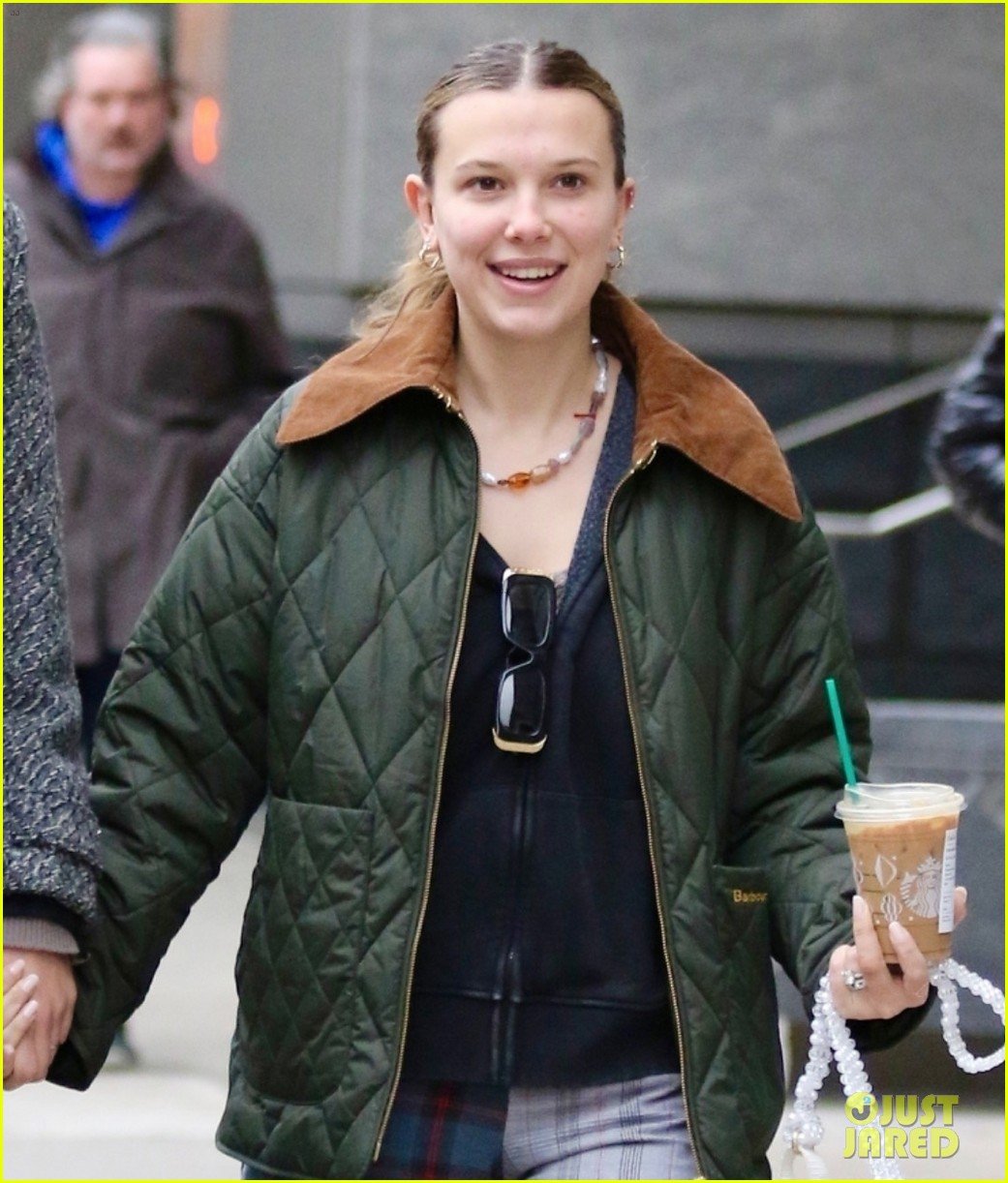 Millie Bobby Brown Enjoys Day Out in NYC with Husband Jake Bongiovi