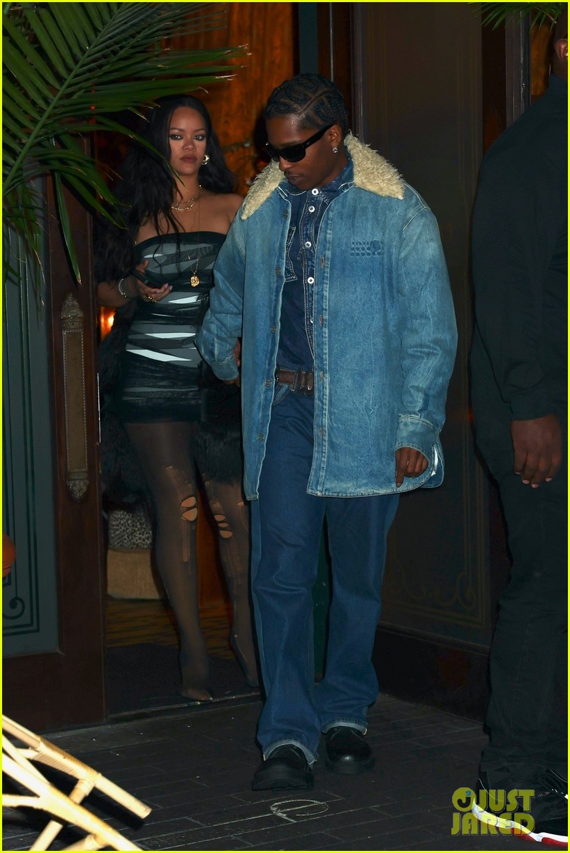 Rihanna Makes Ripped Tights Look So Chic During Date Night with AAP