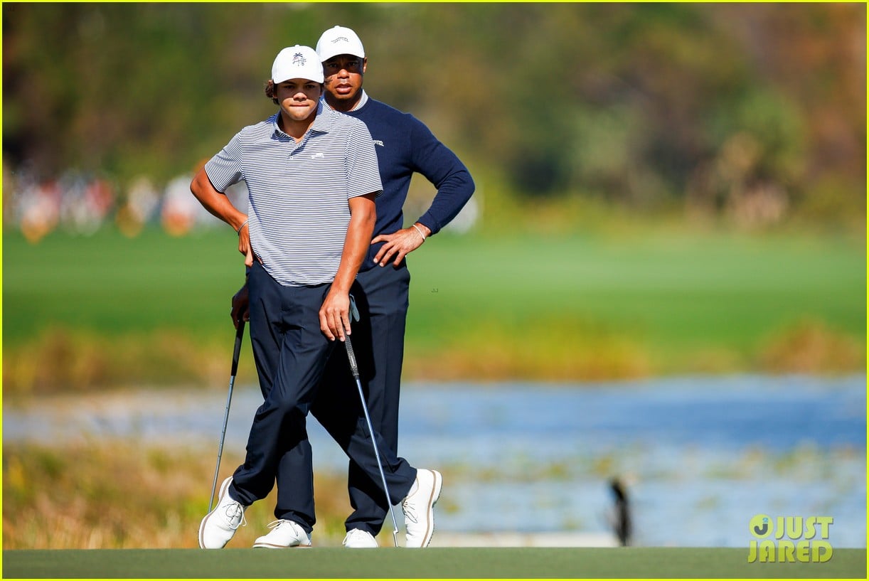Tiger Woods Competes in PNC Championship 2024 with Son Charlie, Daugher(02)