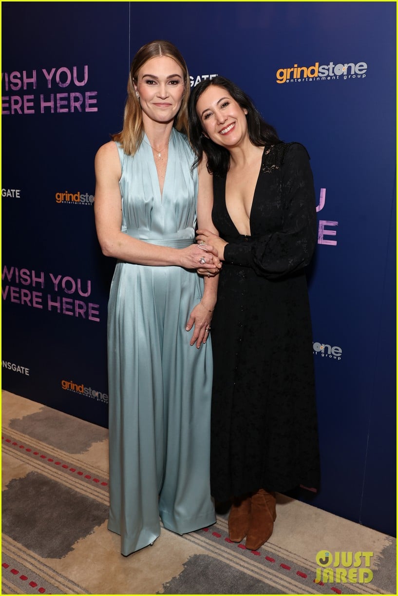 Julia Stiles Gets Support From Husband Preston J. Cook During Screening