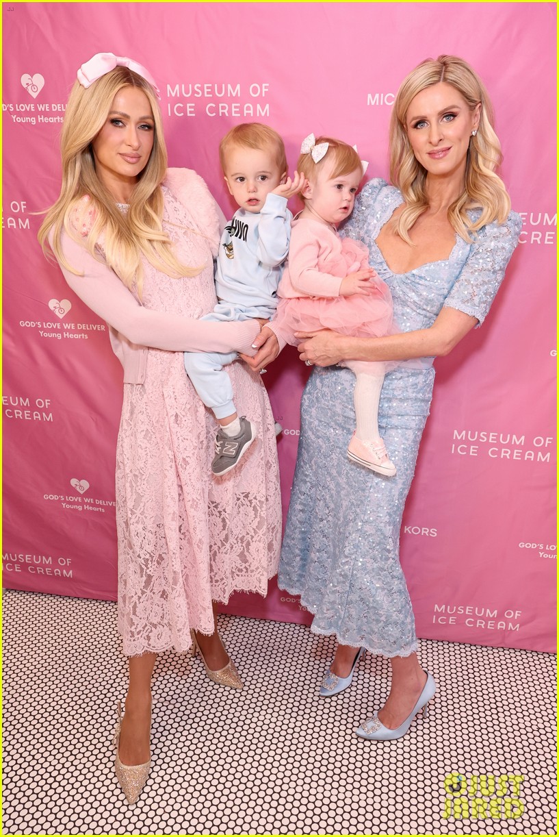 Paris Hilton & Nicky Hilton Bring Their Kids to Young Hearts Friends