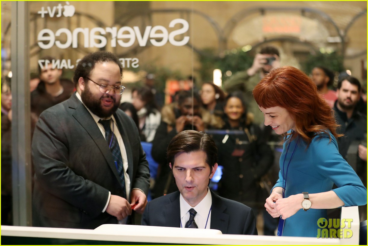 ‘Severance’ Cast Takes Over Grand Central Station in NYC for Season 2