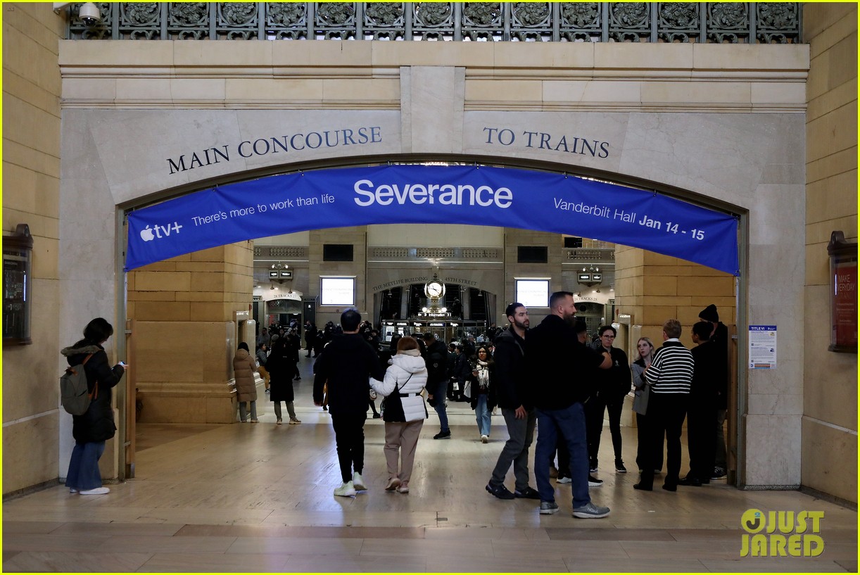 'Severance' Cast Takes Over Grand Central Station in NYC for Season 2