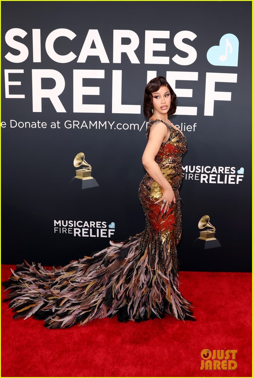 Photo cardi b fierce tiger at grammys 13 Photo 5120324 Just Jared(01)