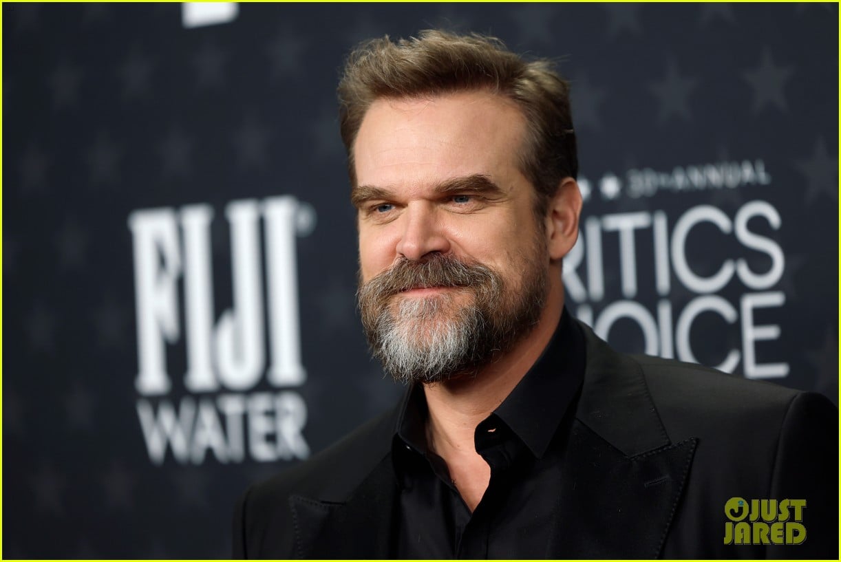David Harbour Goes Without Wedding Ring At Critics Choice Awards 2025 David Harbour At Critics Choice Awards 07