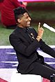 jon batiste performs rousing rendition of national anthem at super bowl 2025 01