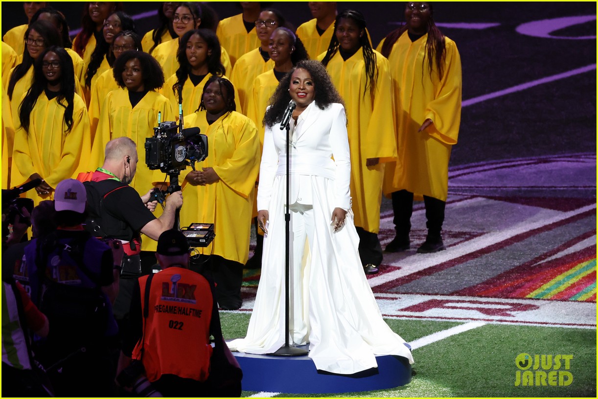 Ledisi Performs 'Lift Every Voice And Sing' During Super Bowl 2025