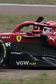 lewis hamilton charles leclerc drive sf 25 for first time 02