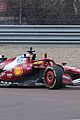 lewis hamilton charles leclerc drive sf 25 for first time 05
