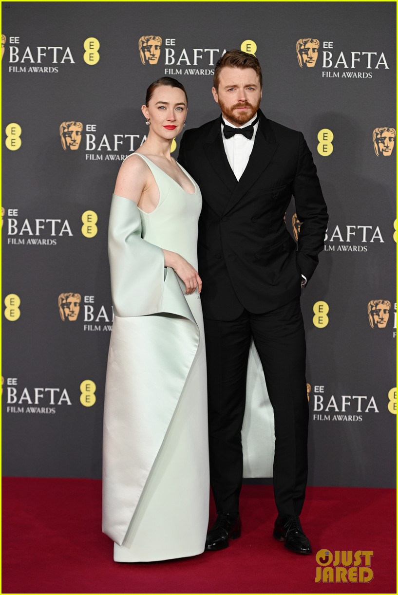 Saoirse Ronan Makes Rare Red Carpet Appearance with Husband Jack Lowden