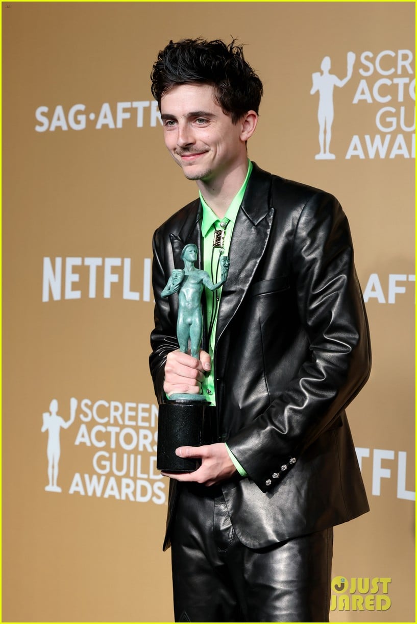 Timothee Chalamet Says He's 'In Pursuit of Greatness' After Winning