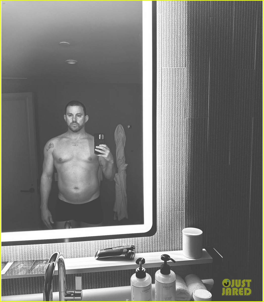 Channing Tatum Shares Shirtless Selfies to Show Off Body Transformation