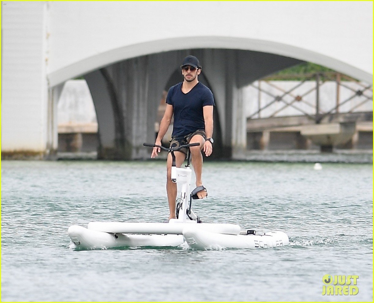 Gisele Bundchen & Boyfriend Joaquim Valente Ride Hydrobikes in Miami