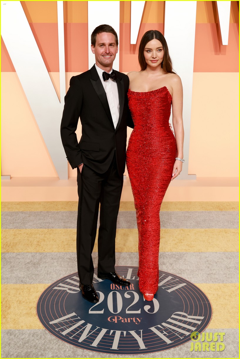 Miranda Kerr & Husband Evan Spiegel Make Rare Appearance at Vanity Fair