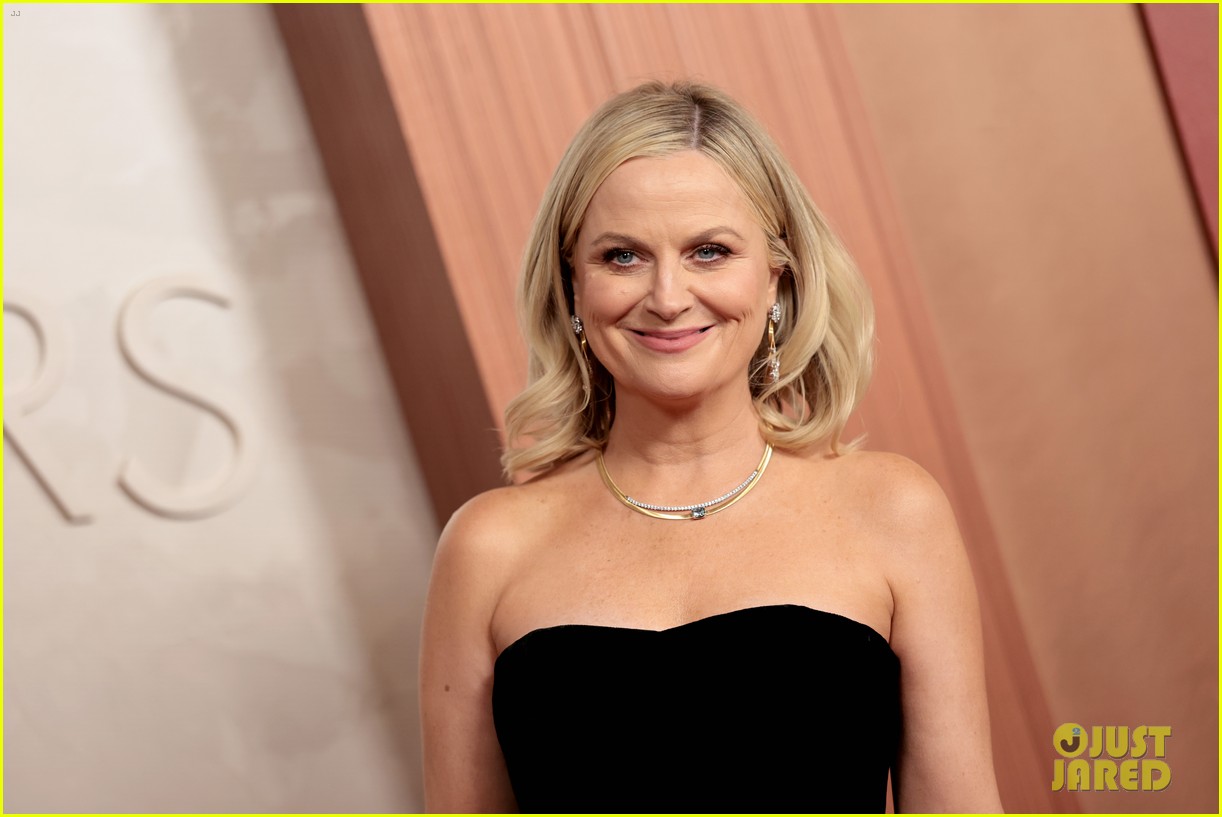 Amy Poehler & New Boyfriend Joel Lovett Make Red Carpet Debut at Oscars
