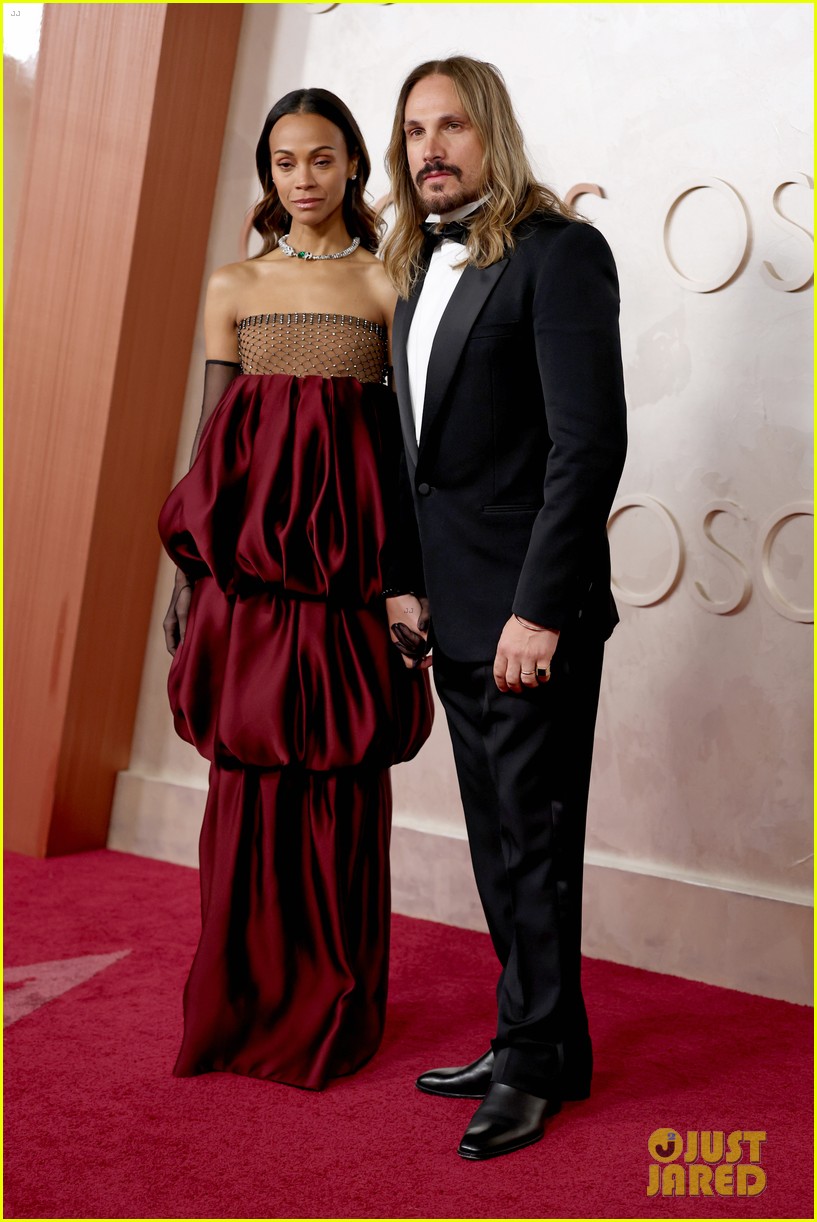 Nominee Zoe Saldana Brings Husband Marco Perego as Date to Oscars 2025
