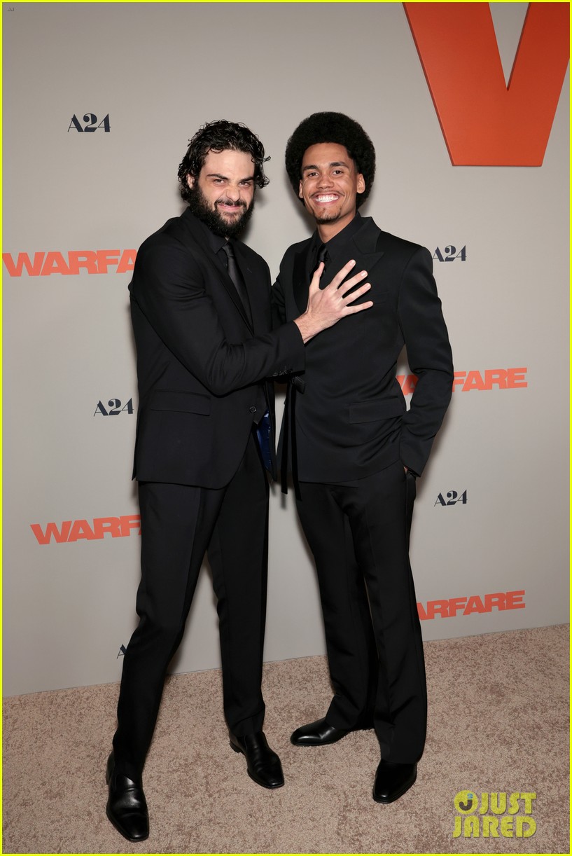 A24's Star-Studded 'Warfare' Cast Assembles at L.A. Red Carpet