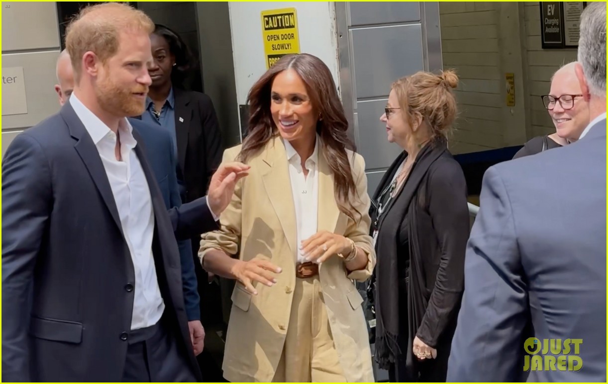Meghan Markle & Prince Harry Make Rare Public Appearance in NYC, Reveal