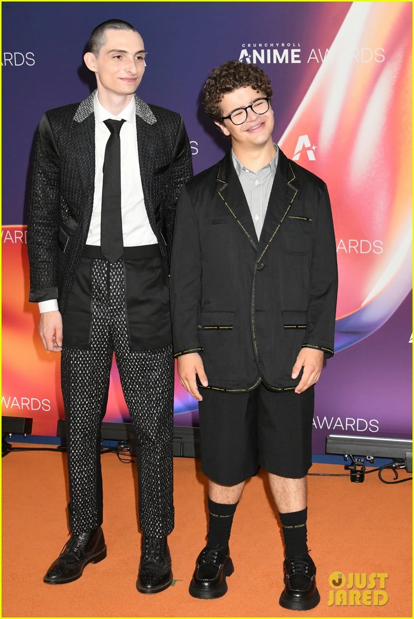 Finn Wolfhard Debuts Buzzcut at Crunchyroll Anime Awards 2025 in Tokyo ...