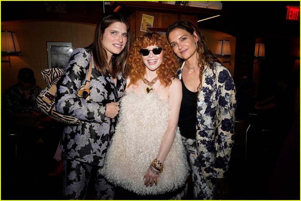 Katie Holmes Debuted New Carly Hair While Promoting 'Poker Face' Season