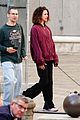 jack antoff margaret qualley walking dog italy 03