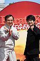 ralph macchio ben wang jackie chan karate kid legends photocall in london 01