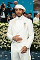 colman domingo lewis hamilton arrive at the met gala 2025 25