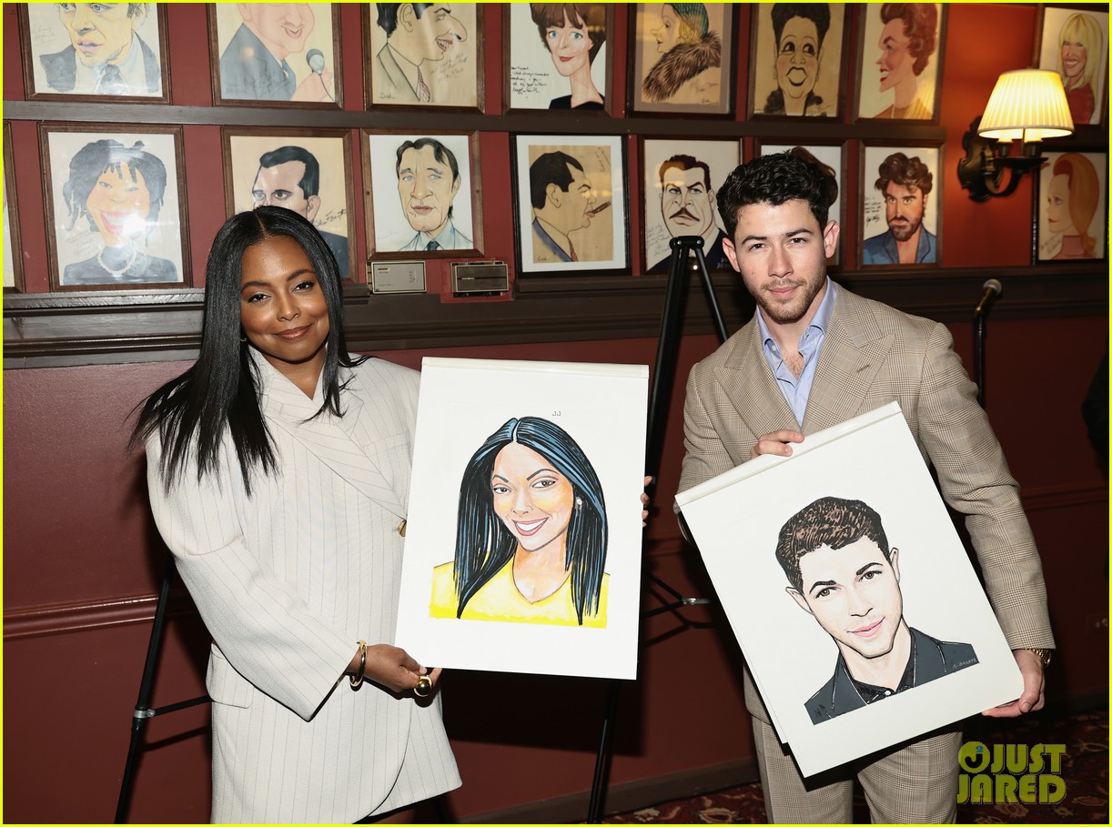 Adrienne Warren & Nick Jonas Unveil New Sardi's Portraits Ahead of 'The ...
