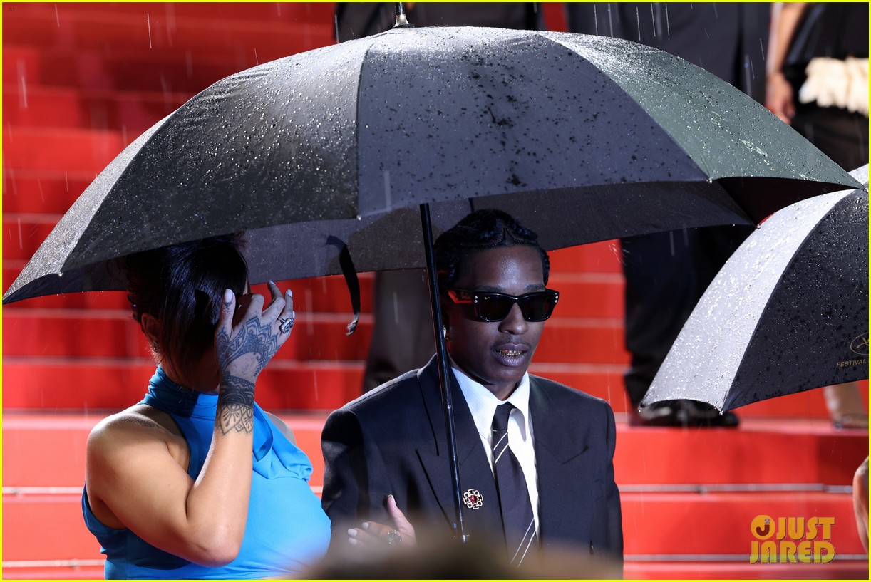 Rihanna & A$AP Rocky Share Umbrella at Cannes Film Festival 2025 ...