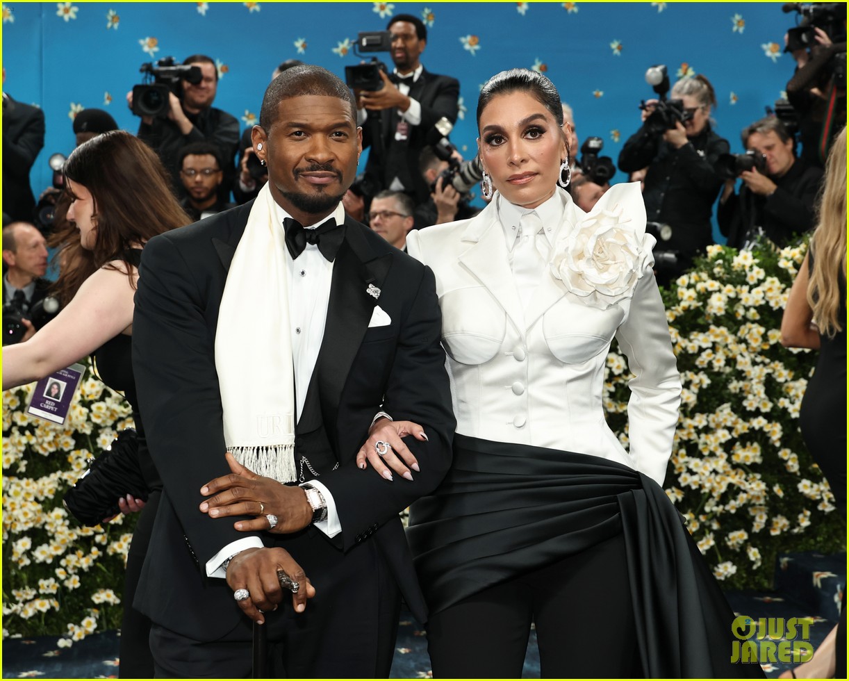 Usher Makes Rare Appearance with Wife Jenn at Met Gala 2025, Gives(01)