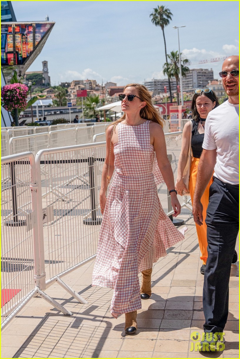 Emma Watson Dines with Human Rights Activist Hassan Akkad in Rare