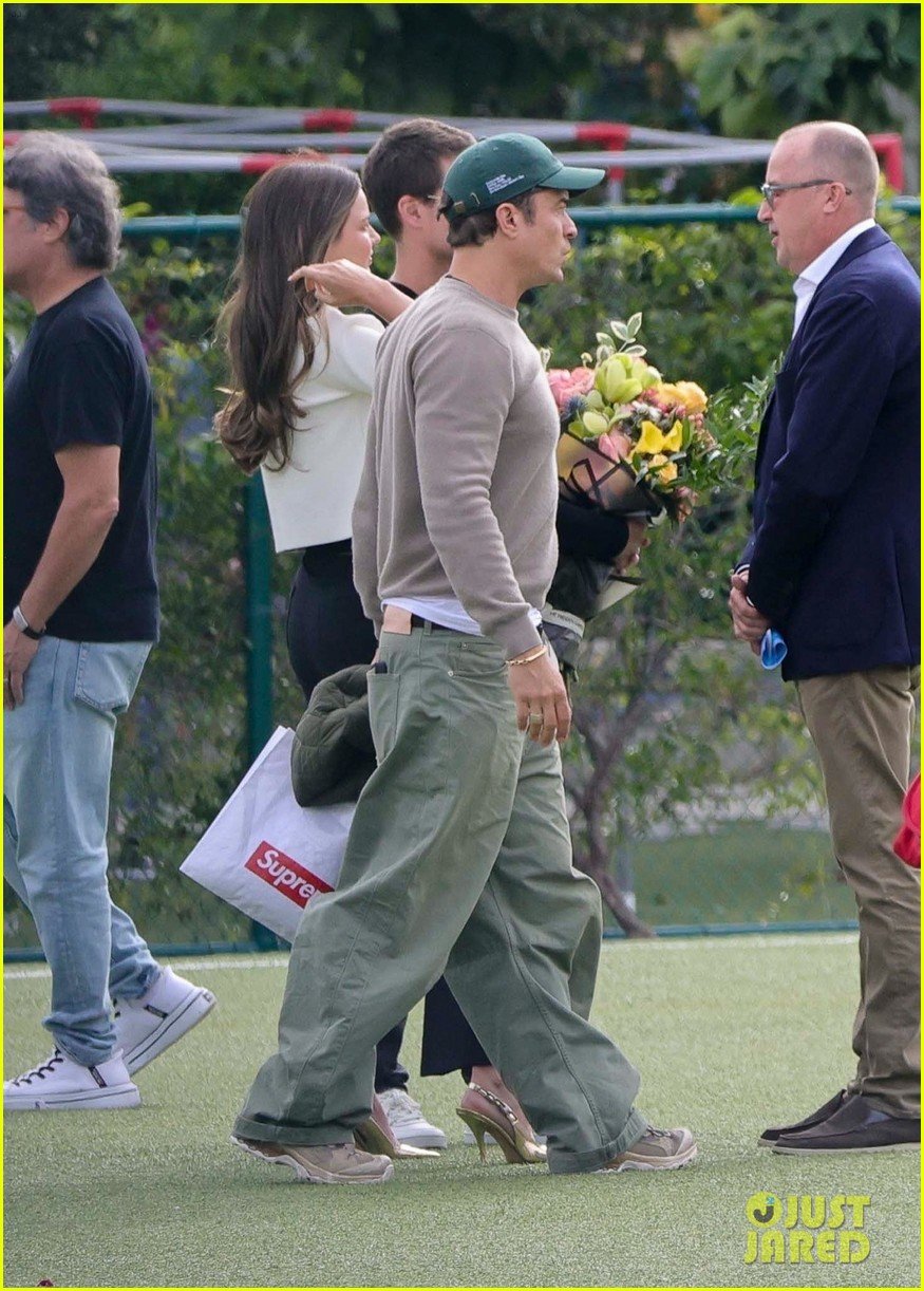 Orlando Bloom Joins Ex Miranda Kerr & Her Husband Evan Spiegel at Son