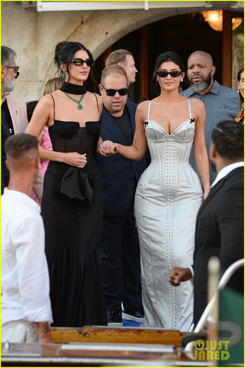 KardashianJenners at Bezos & Sanchez Wedding Kim, Khloe, Kendall