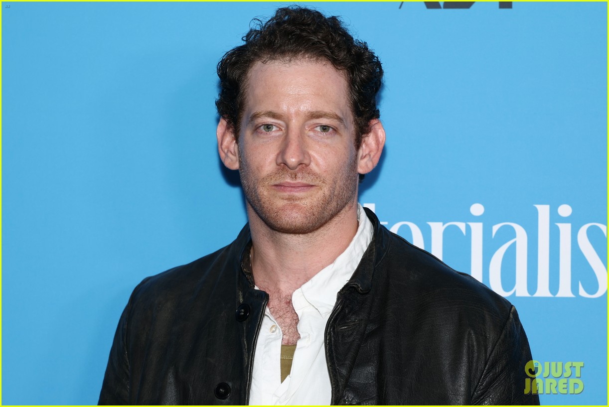 Chris Evans & Dakota Johnson Kiss Pedro Pascal Cutout at 'Materialists ...