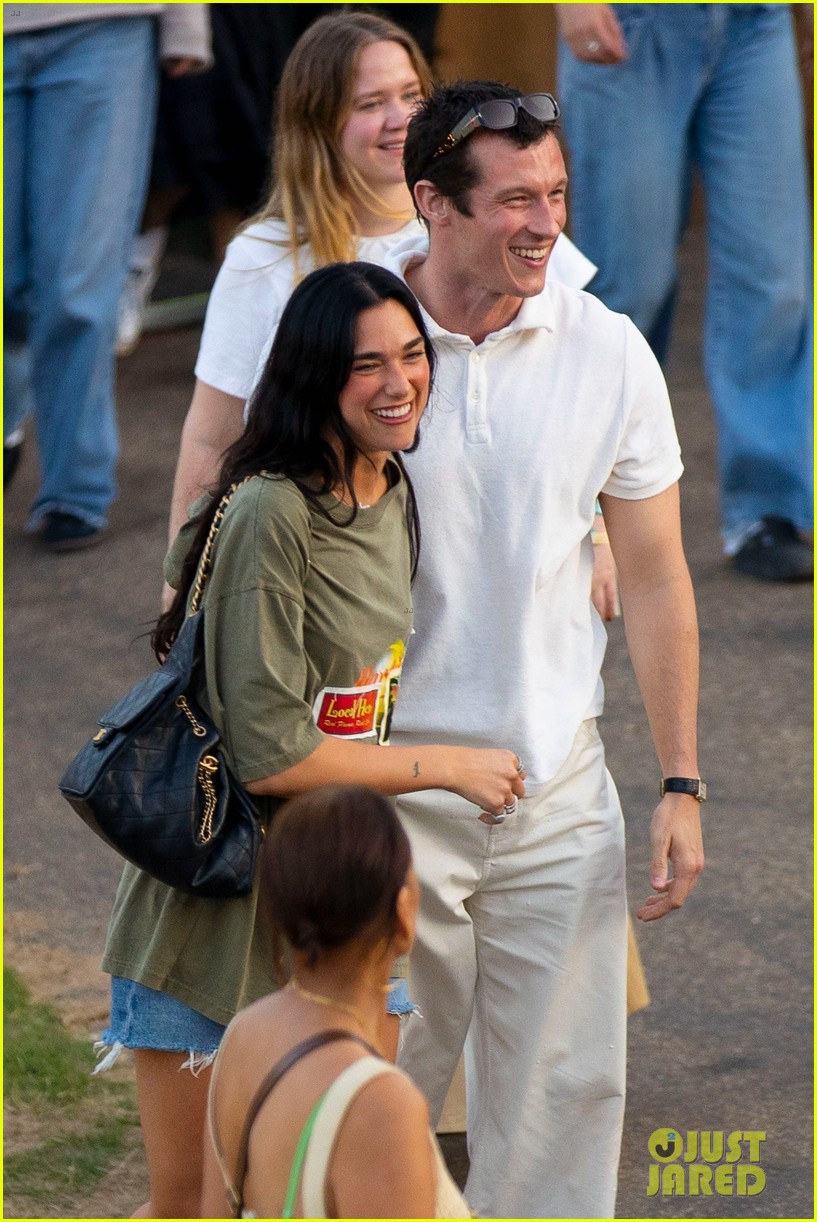 Dua Lipa & Fiance Callum Turner Flaunt Cute PDA During Music Festival