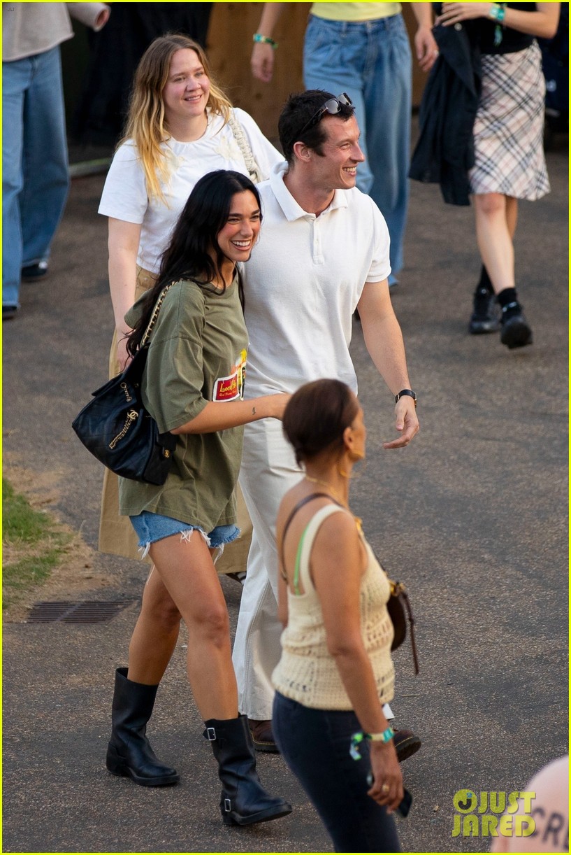 Dua Lipa & Fiance Callum Turner Flaunt Cute PDA During Music Festival
